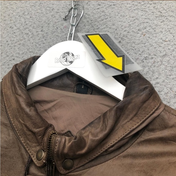 Men's Two-Tone Bomber Jacket - Brown - Picture 3 of 8